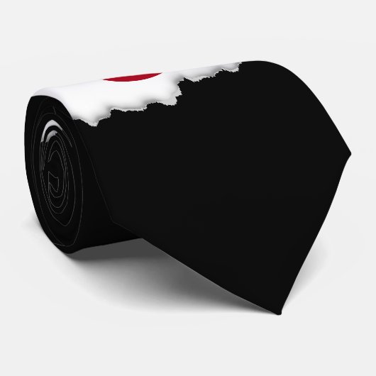 Japanische Flagge Krawatte (Gerollt)