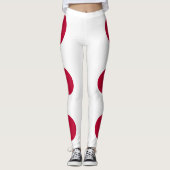 Japanische Flagge Leggings (Vorderseite)