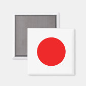 Japanische Flagge Magnet (Vorderseite/Rückseite)