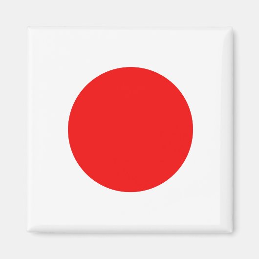 Japanische Flagge Magnet (Vorne)