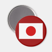 Japanische Flagge Magnet (Vorderseite/Rückseite)
