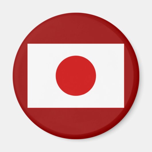 Japanische Flagge Magnet (Vorne)