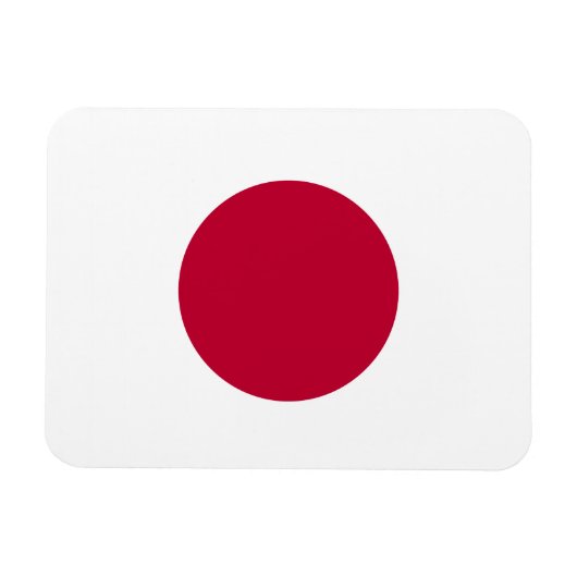 Japanische Flagge Magnet (Horizontal)