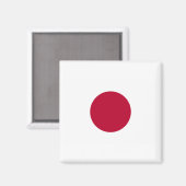 Japanische Flagge Magnet (Vorderseite/Rückseite)