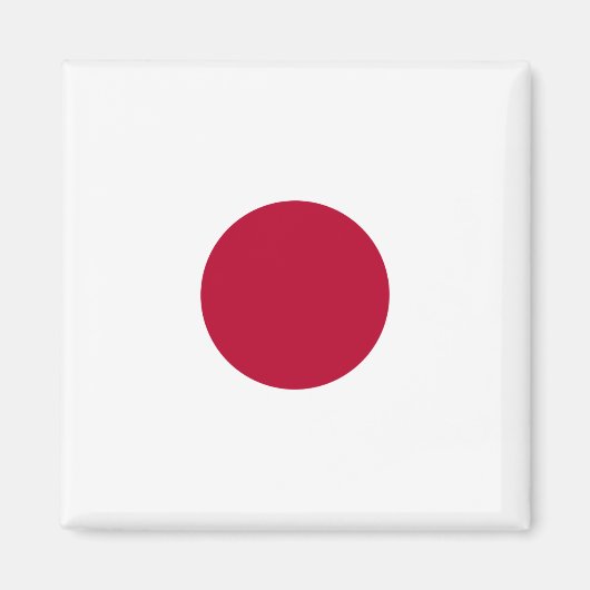 Japanische Flagge Magnet (Vorne)