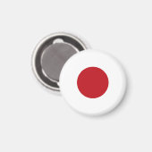 Japanische Flagge Magnet (Vorderseite/Rückseite)