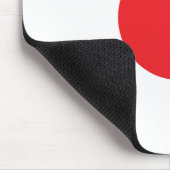 Japanische Flagge Mousepad (Ecke)