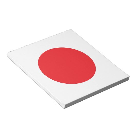 Japanische Flagge Notizblock (angewinkelt)