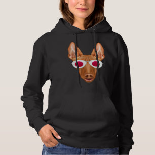 Japanische Flagge Pharaoh Hound Hund Japan Tasche Hoodie