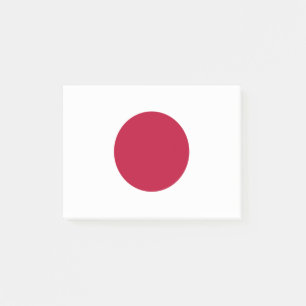 Japanische Flagge Post-it Klebezettel