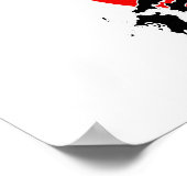 Japanische Flagge Poster (Ecke)