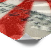 Japanische Flagge Poster (Ecke)