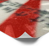 Japanische Flagge Poster (Ecke)
