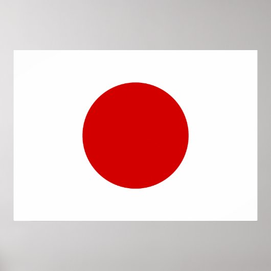 Japanische Flagge Poster (Vorne)