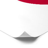 Japanische Flagge Poster (Ecke)