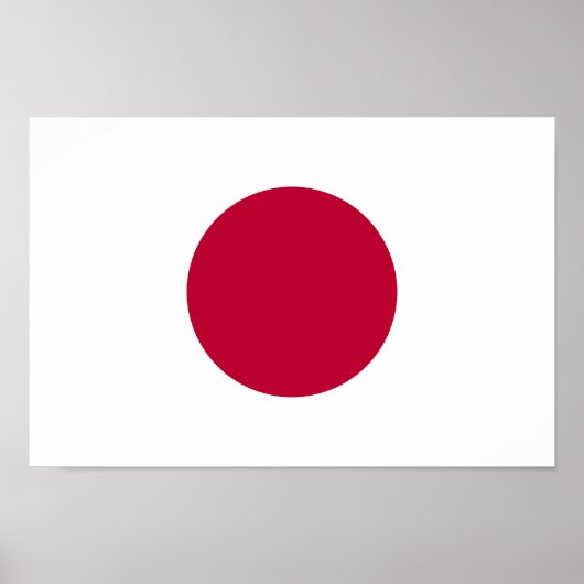 Japanische Flagge Poster (Vorne)