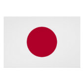 Japanische Flagge Poster (Vorderseite)