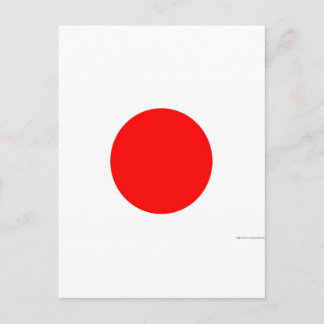 Japanische Flagge Postkarte