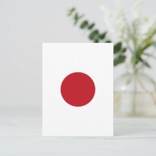 Japanische Flagge Postkarte