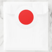 Japanische Flagge Runder Aufkleber (Tasche)