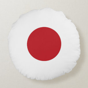 Japanische Flagge Rundes Kissen