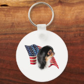 Japanische Flagge Schlüsselanhänger (Vorderseite)