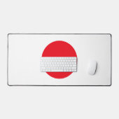 Japanische Flagge Schreibtischunterlage (Tastatur & Maus)