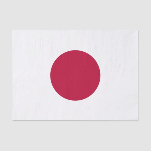 Japanische Flagge Seidenpapier (Vorderseite)