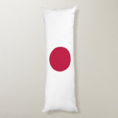 Japanische Flagge Seitenschläferkissen (Rückseite (Vertikal))