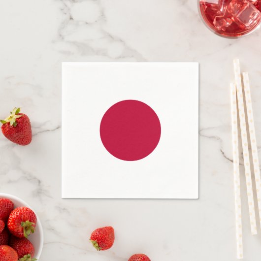 Japanische Flagge Serviette (Beispiel)