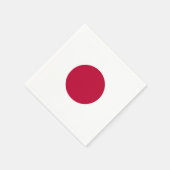 Japanische Flagge Serviette (Ecke)
