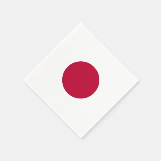 Japanische Flagge Serviette (Ecke)