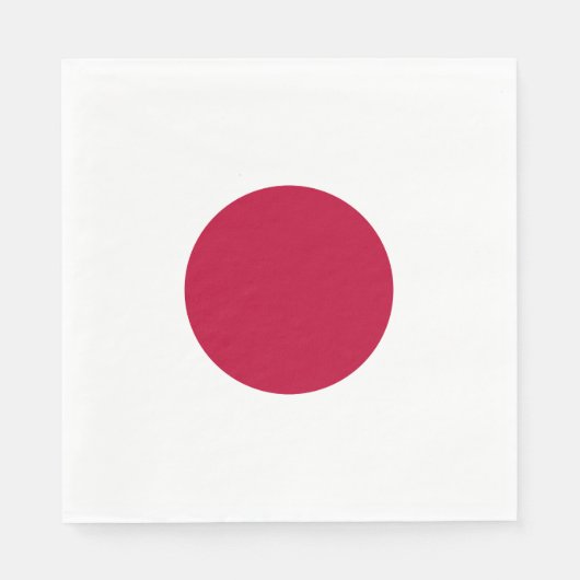 Japanische Flagge Serviette (Vorderseite)
