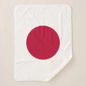 Japanische Flagge Sherpadecke (Vorderseite)
