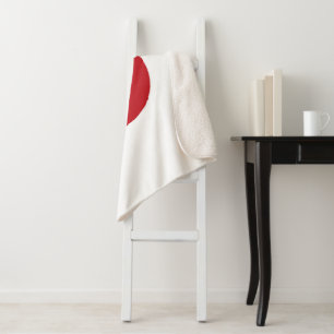 Japanische Flagge Sherpadecke