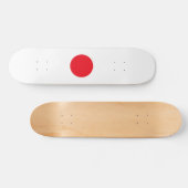 Japanische Flagge Skateboard (Horizontal)
