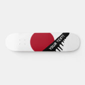 Japanische Flagge Skateboard (Horizontal)