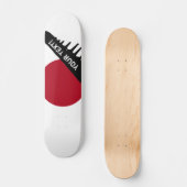 Japanische Flagge Skateboard (Vorderseite)