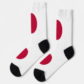 Japanische Flagge Socken (Linkes Detail)