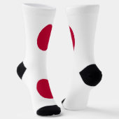 Japanische Flagge Socken (Gewinkelt)