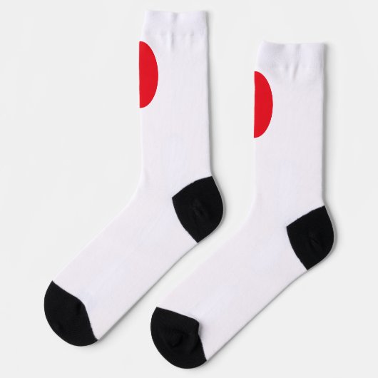 Japanische Flagge Socken (Linkes Detail)