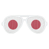 Japanische Flagge Sonnenbrille (Vorderseite)