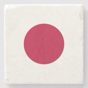 Japanische Flagge Steinuntersetzer