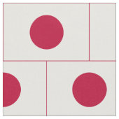 Japanische Flagge Stoff (Nahaufnahme)