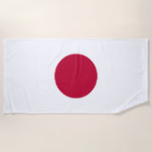 Japanische Flagge Strandtuch (Vorderseite)