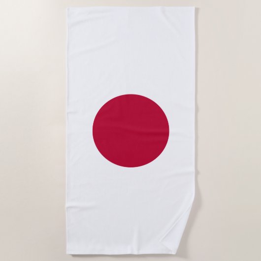 Japanische Flagge Strandtuch (Vorderseite)