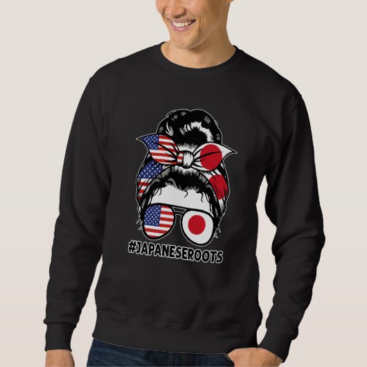 Japanische Flagge Sweatshirt (Vorderseite)