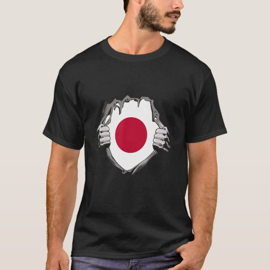 Japanische Flagge T-Shirt (Vorderseite)
