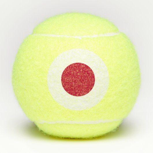 Japanische Flagge Tennisbälle (Vorderseite)
