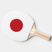 Japanische Flagge Tischtennis Schläger (Seitenansicht)